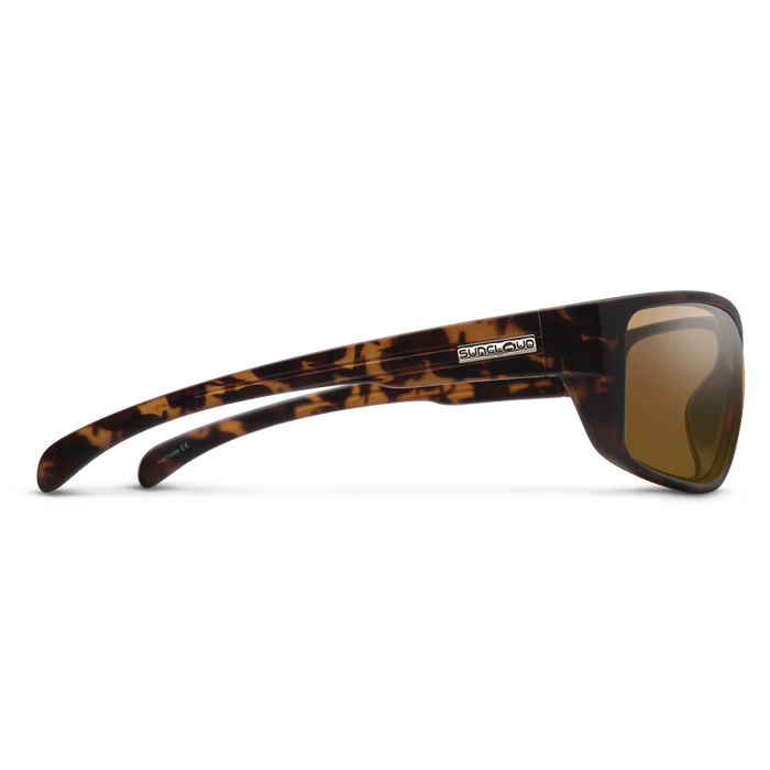 Milestone Sunglasses | Matte Tortoise with Polarized Brown Lenses