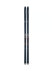 Two pairs of skis on a white background