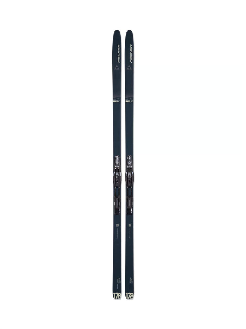 Two pairs of skis on a white background