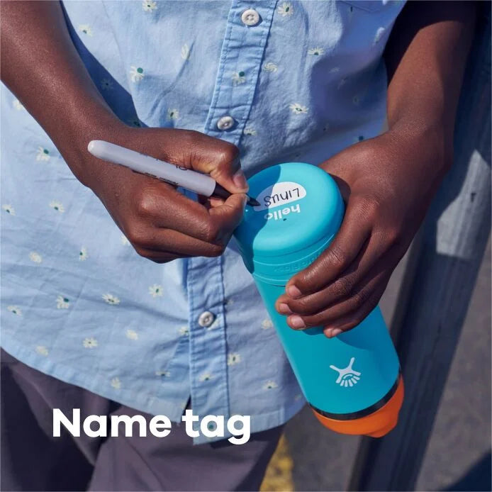 Kid's 18oz Wide Mouth Straw Cap Bottle | Anemone