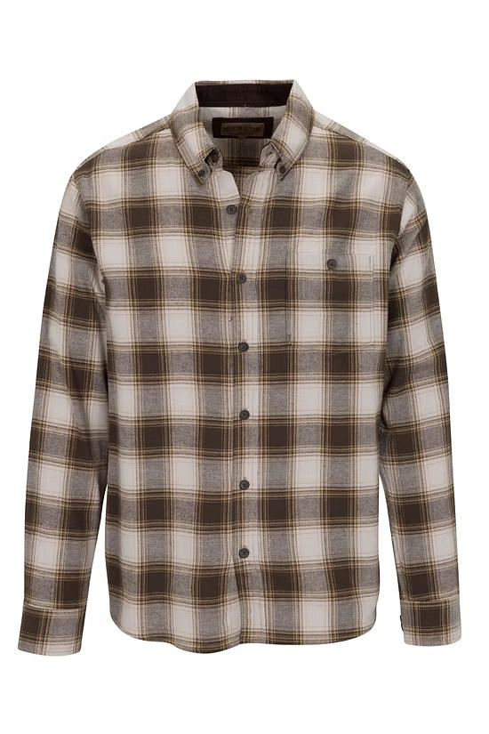 Men's Farmington Brushed Cotton Button Down Shirt | Crockery