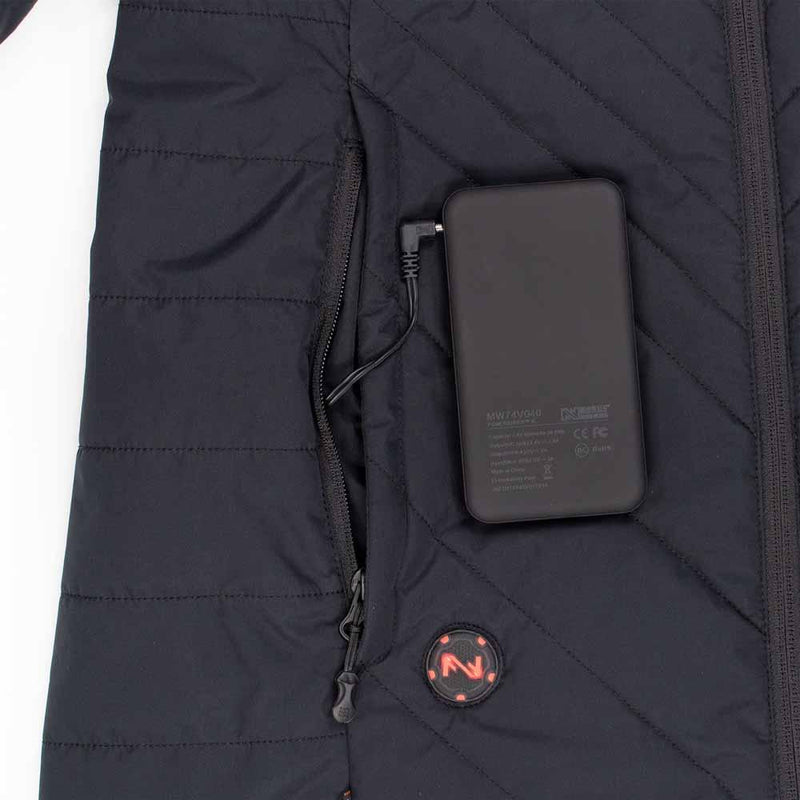 Women's Meridian Heated Parka | Black