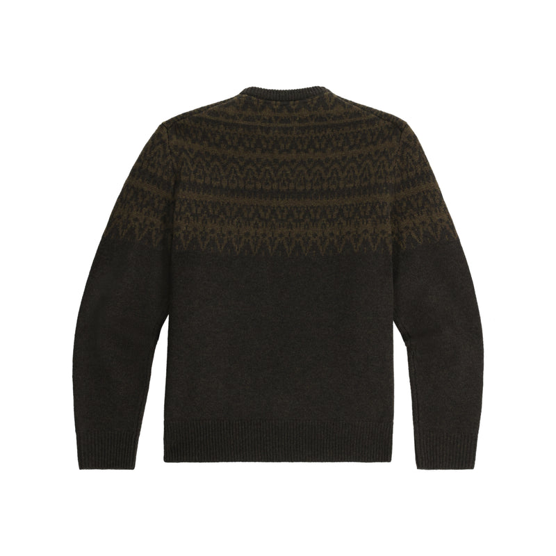 Men's Arch Rock Crew Sweater | Black Olive Lassen Print