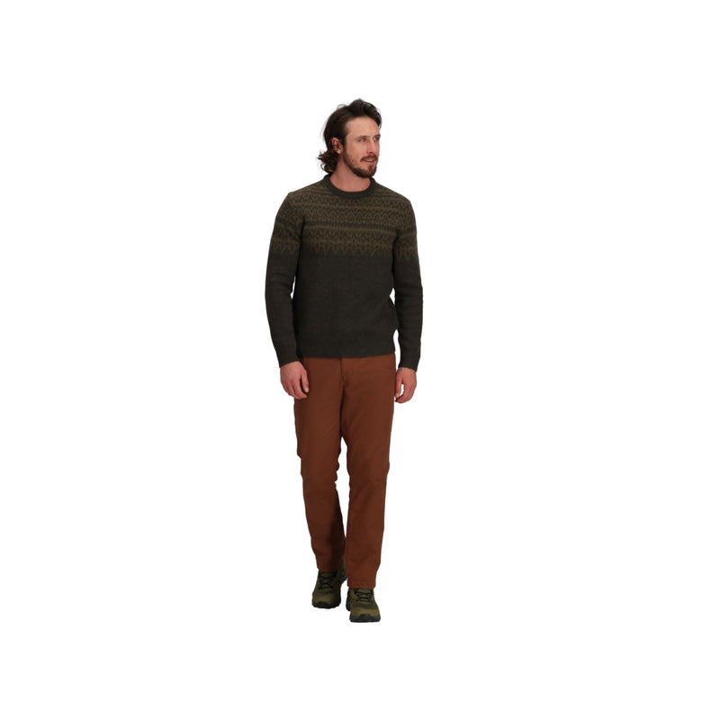 Men's Arch Rock Crew Sweater | Black Olive Lassen Print