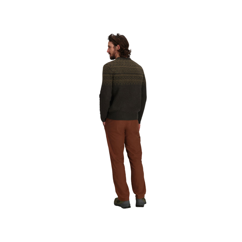 Men's Arch Rock Crew Sweater | Black Olive Lassen Print