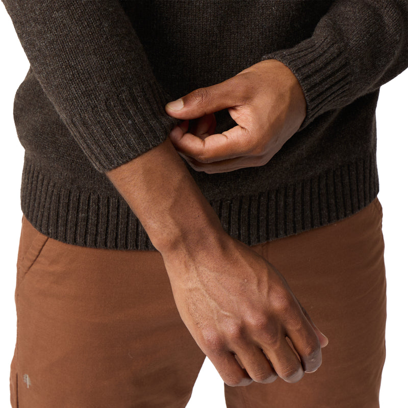 Men's Arch Rock 1/4 Zip | Turkish Coffee Heather Kirkwood Print