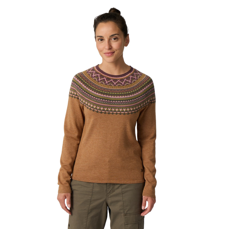 Women's Westlands Fairisle Crew | Tawny Heather Manzanita Print