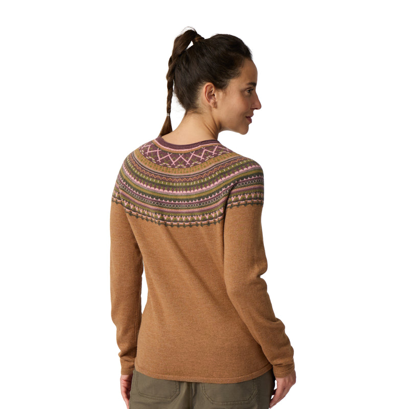 Women's Westlands Fairisle Crew | Tawny Heather Manzanita Print