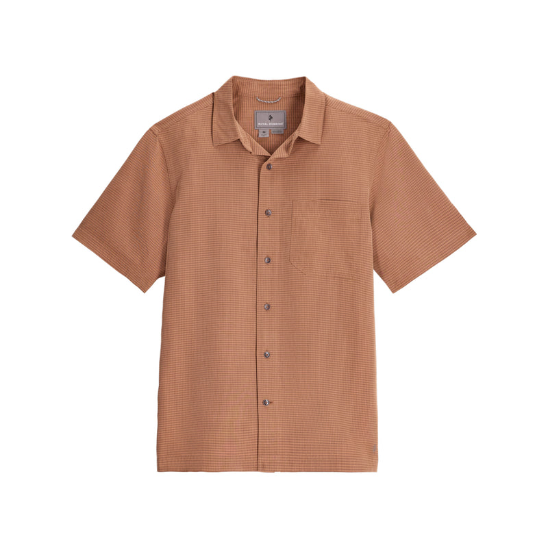 Men's Desert Pucker Short Sleeve Shirt | Pecan