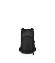 Black Osprey backpack on a white background