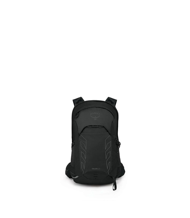 Black Osprey backpack on a white background