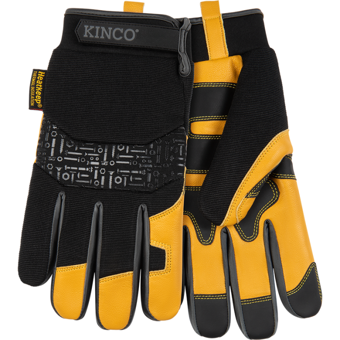 KincoPro™ Lined Premium Grain Goatskin & Synthetic Hybrid with Pull-Strap