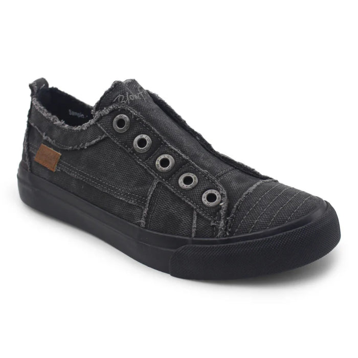 Blowfish Womens Play Shoe | Black Smoked Black