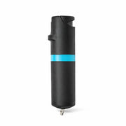 A black pepper spray container on a white background