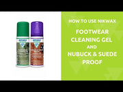Nikwax Footwear Cleaning Gel and Nubuck & Suede Proof DUO-Pack is the complete care system for thoroughly cleaning, revitalizing breathability and adding water repellency to all suede and nubuck footwear. Easy to apply and PFAS-free.