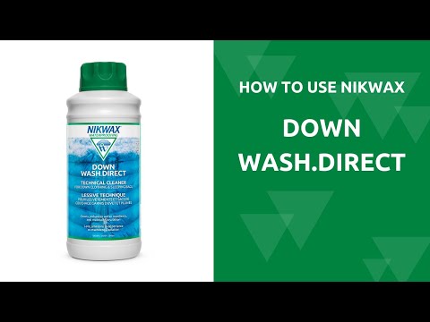 Nikwax Down Wash.Direct is a specialty cleaner designed to revitalize the water repellency and insulating properties of hydrophobic and regular down filled gear. Easy to use in your washing machine, non flammable and PFAS-free.