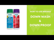 How to use Nikwax down wash and down proof