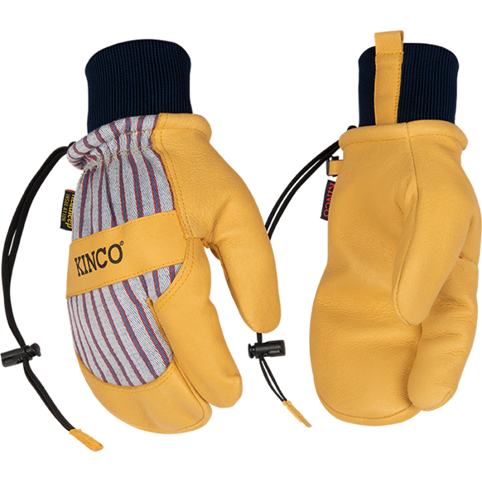 1927KWLT™ Lined Premium Grain Pigskin Lobster Ski Mitt with Omni-Cuff™