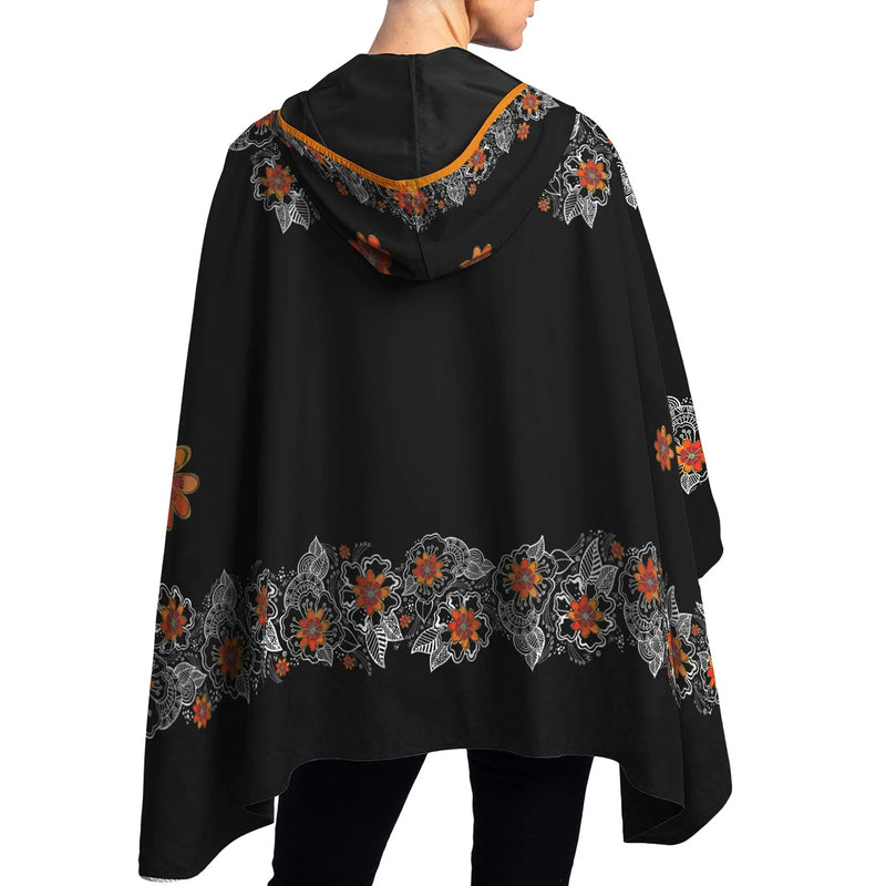 Laurel Burch Orange Blossoms Women's Rain Cape