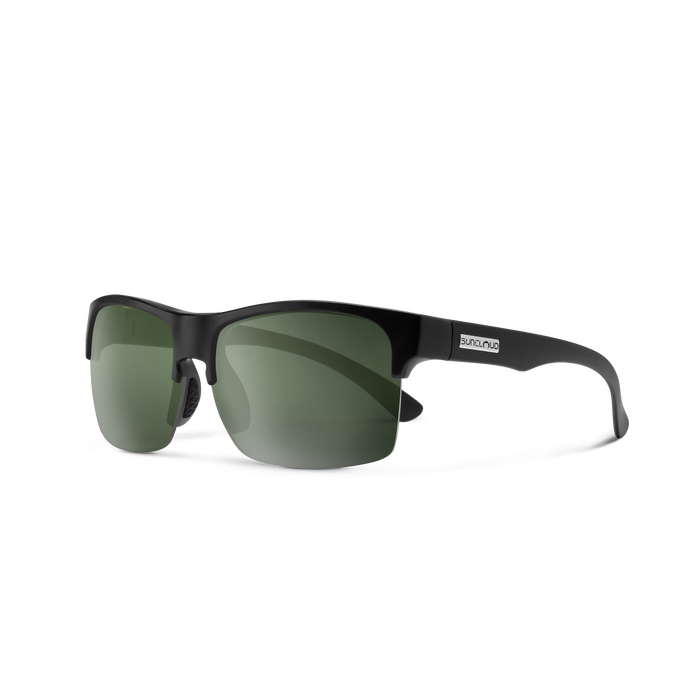 Rambler Lite Sunglasses | Matte Black with Polarized Gray Green Lenses