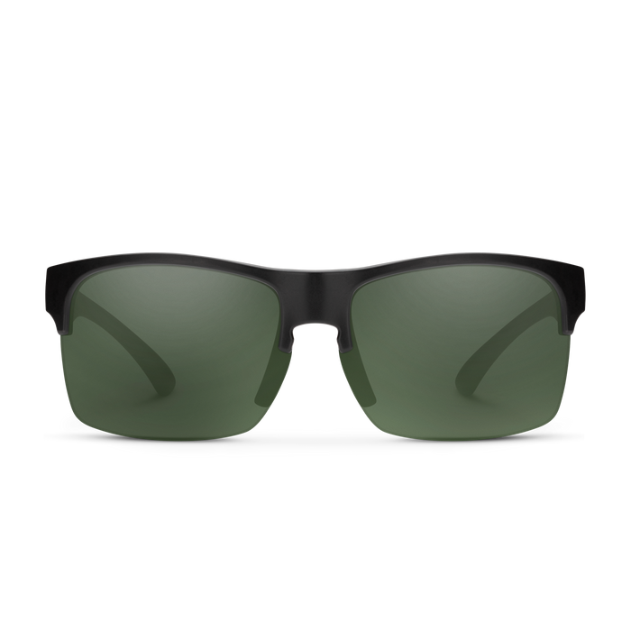 Rambler Lite Sunglasses | Matte Black with Polarized Gray Green Lenses