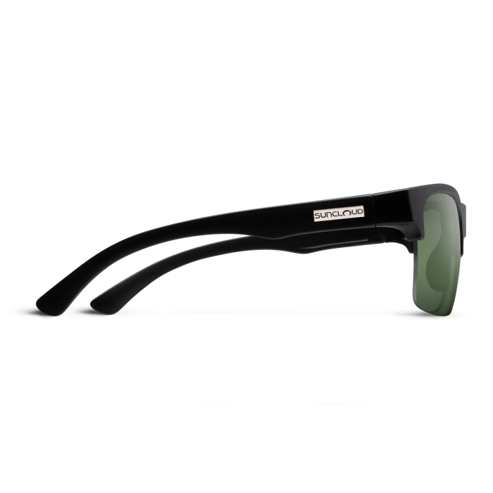 Rambler Lite Sunglasses | Matte Black with Polarized Gray Green Lenses