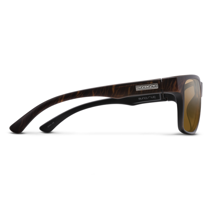 Rambler Sunglasses | Blackened Tortoise with Polarized Brown Lenses