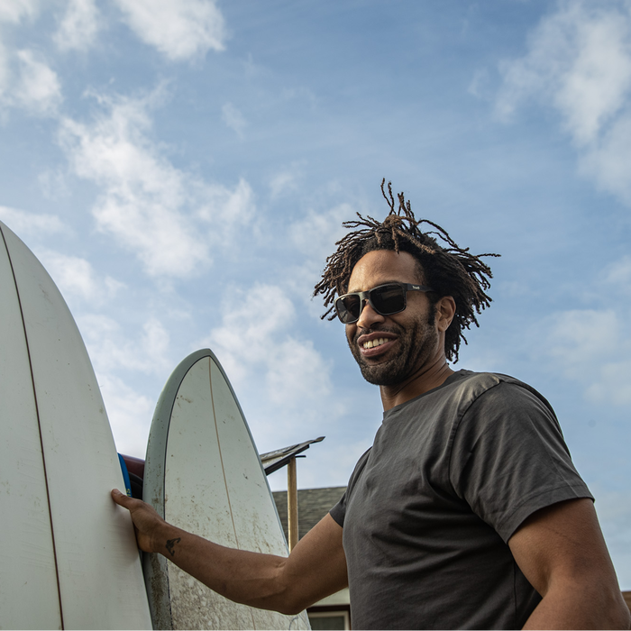 Rambler Sunglasses | Blackened Tortoise with Polarized Brown Lenses