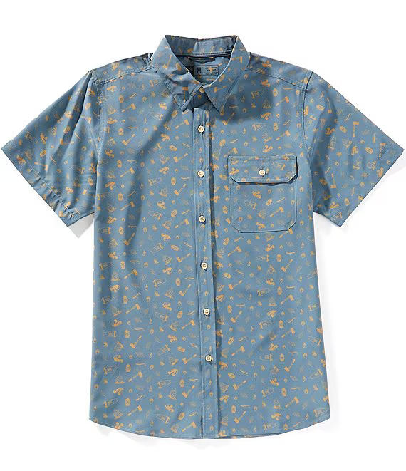 Men's Reel Short Sleeve Printed Shirt | Canoe