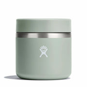 Sage green Hydro Flask food jar against a white background. 