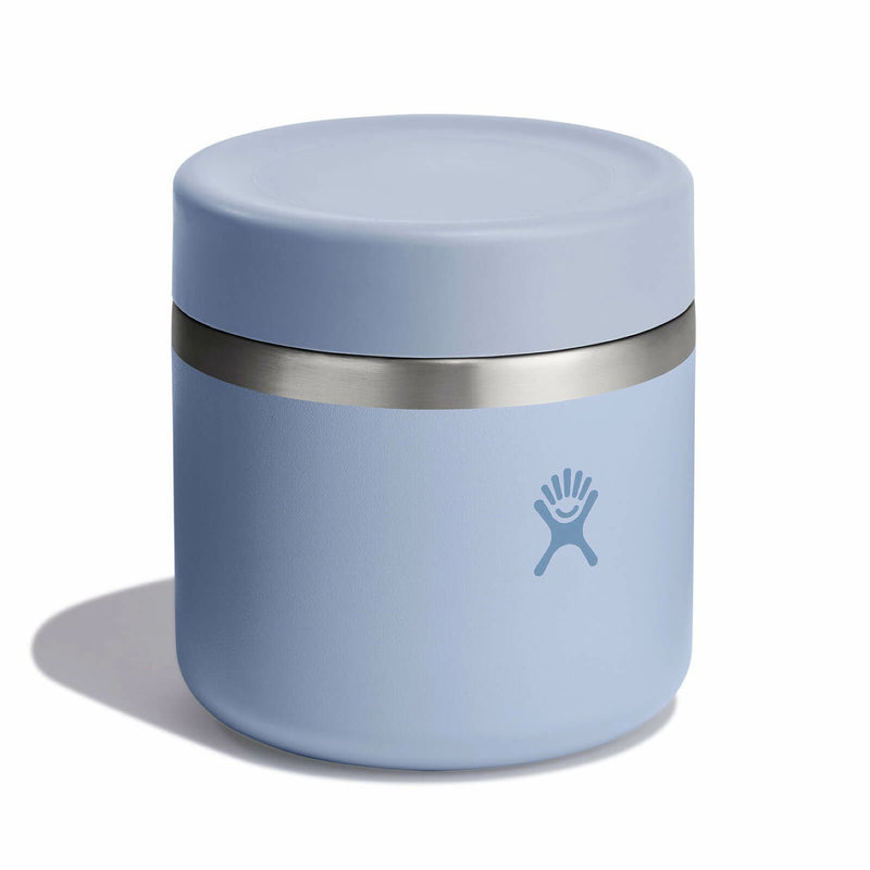 Light blue Hydro Flask food jar against a white background.