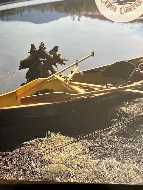 Upper Cascade 12' Canoe Display Model 28LBS Brown Carbon/Kevlar