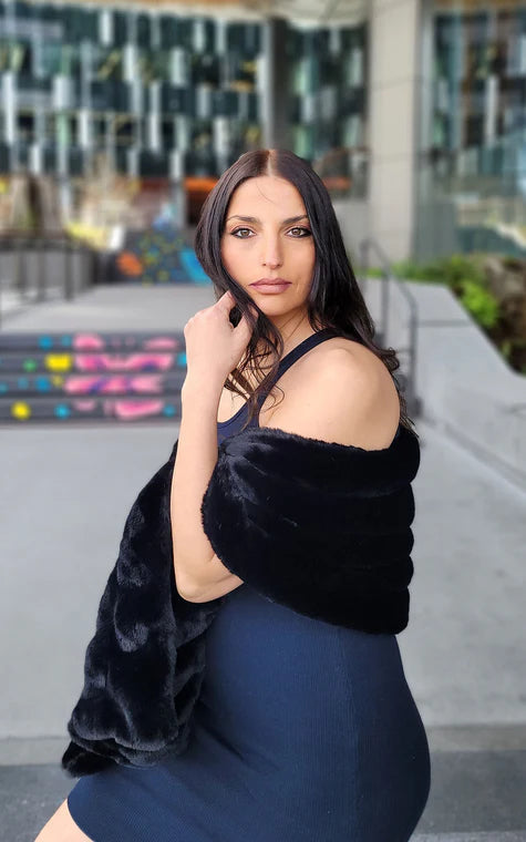 Women's Royal Opulence Stole | Onyx