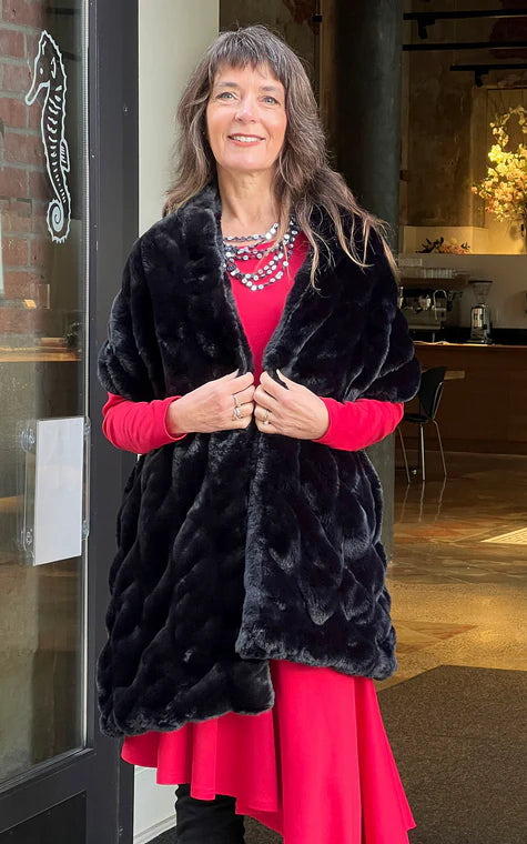 Women's Royal Opulence Stole | Onyx