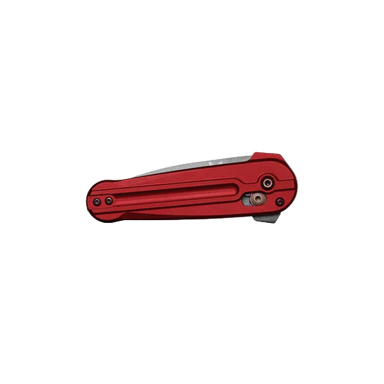 Red multi-tool on a white background