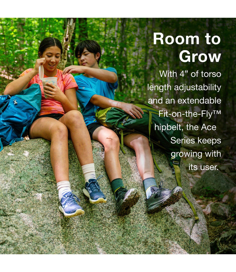 Ace 38 Youth Backpack | Green Canopy/Matcha Green