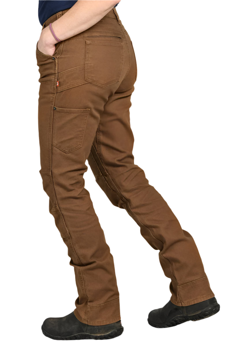 Women's Britt Canvas Utility Pant | Saddle