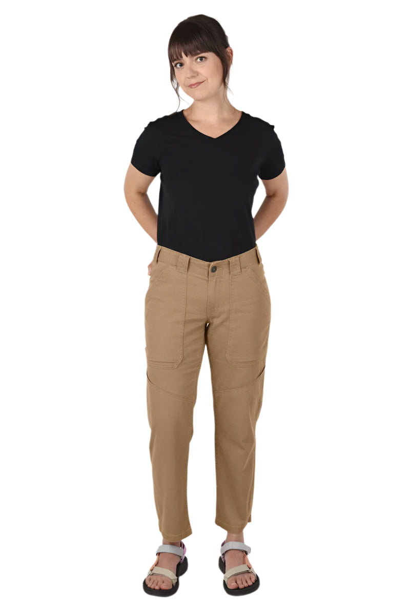Women's Range Crop Pant | Sawdust Brown