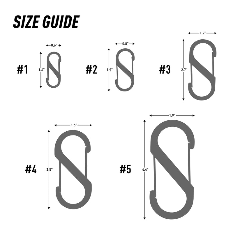 SBiner® Stainless Steel Dual Carabiner 3 Stainless — Kenco Outfitters