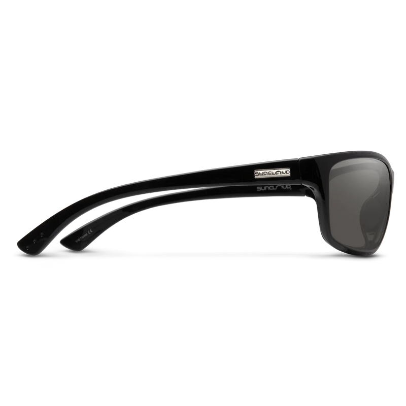 Sentry Sunglasses | Black with Polarized Grey Lenses