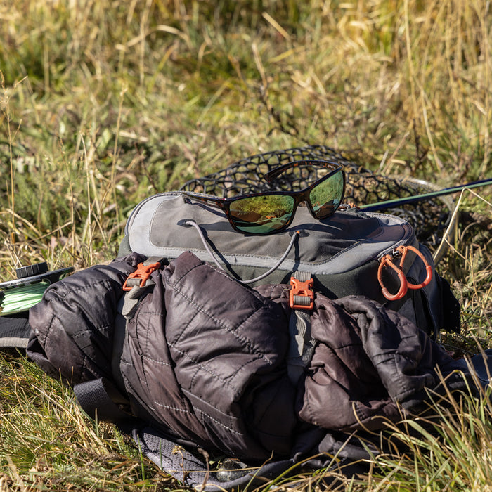 Sentry Sunglasses | Tortoise with Polarized Green Mirror Lenses