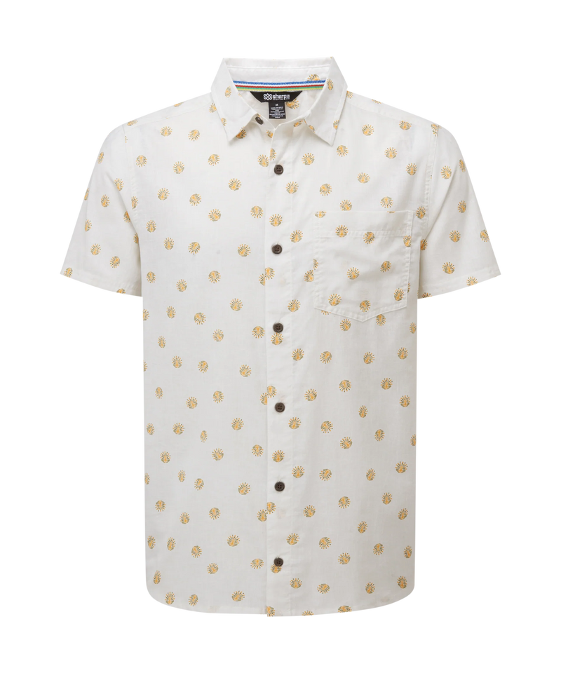 Men's Newar Peacock Short Sleeve Shirt | Peetho