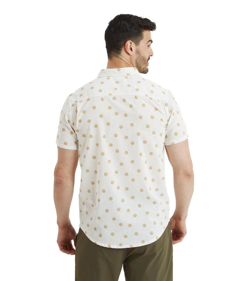 Men's Newar Peacock Short Sleeve Shirt | Peetho
