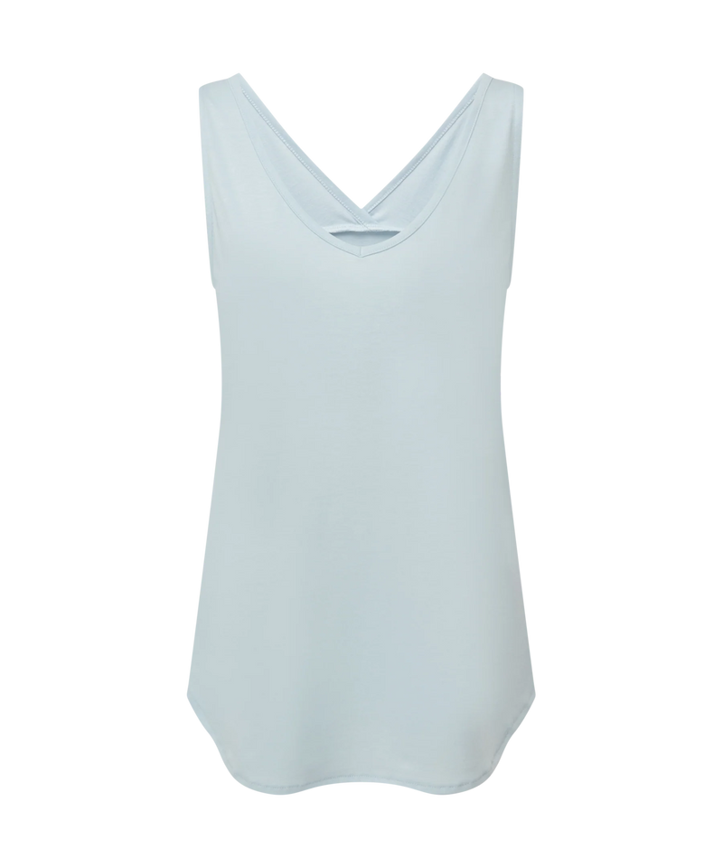 Women's Bali V-Neck Tank Top | Sky Blue
