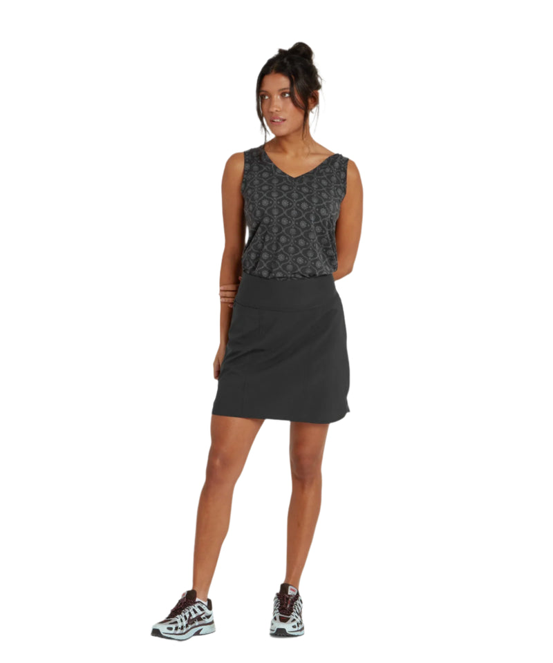 Women's Neha V-Neck Tank Top | Black Sublime