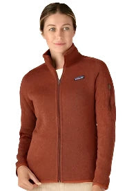 Patagonia Womens Better Sweater Jacket | BURNT_RED