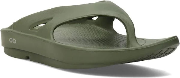 Oofos Mens Ooriginal Thong Sandal | FOREST GREEN