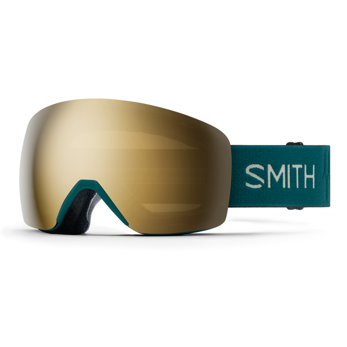 Skyline Snow Goggles | Malachite ChromaPop Sun Black Gold Mirror Lens