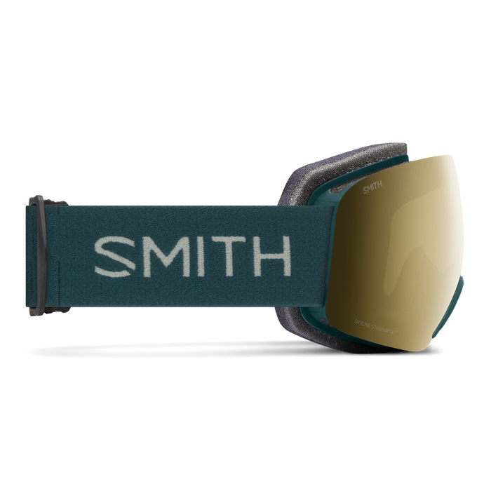 Skyline Snow Goggles | Malachite ChromaPop Sun Black Gold Mirror Lens