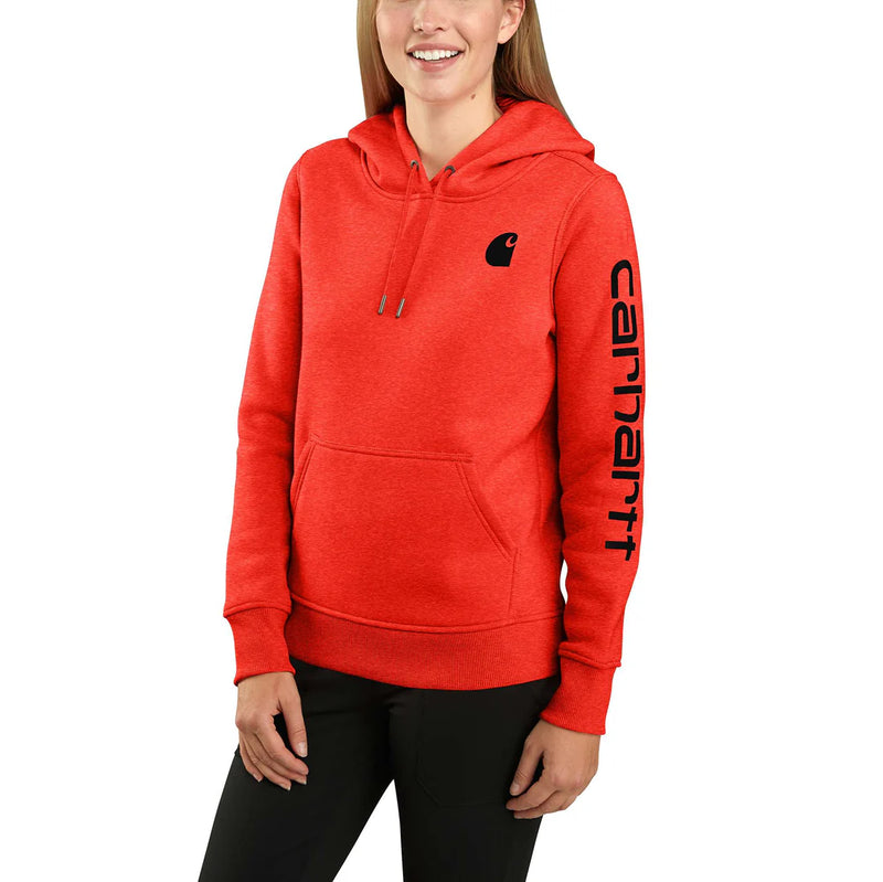Women's Midweight Logo Sleeve Sweatshirt | Currant